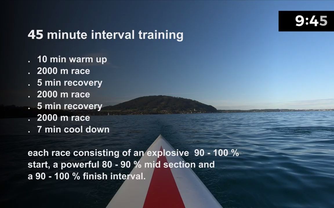 [图]【划船机专用】45 minute indoor rowing workout - interval training HIIT - hard