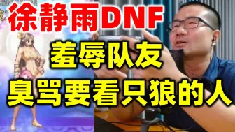 Download Video: 徐静雨玩DNF，臭骂要看只狼的观众和队伍里的b友