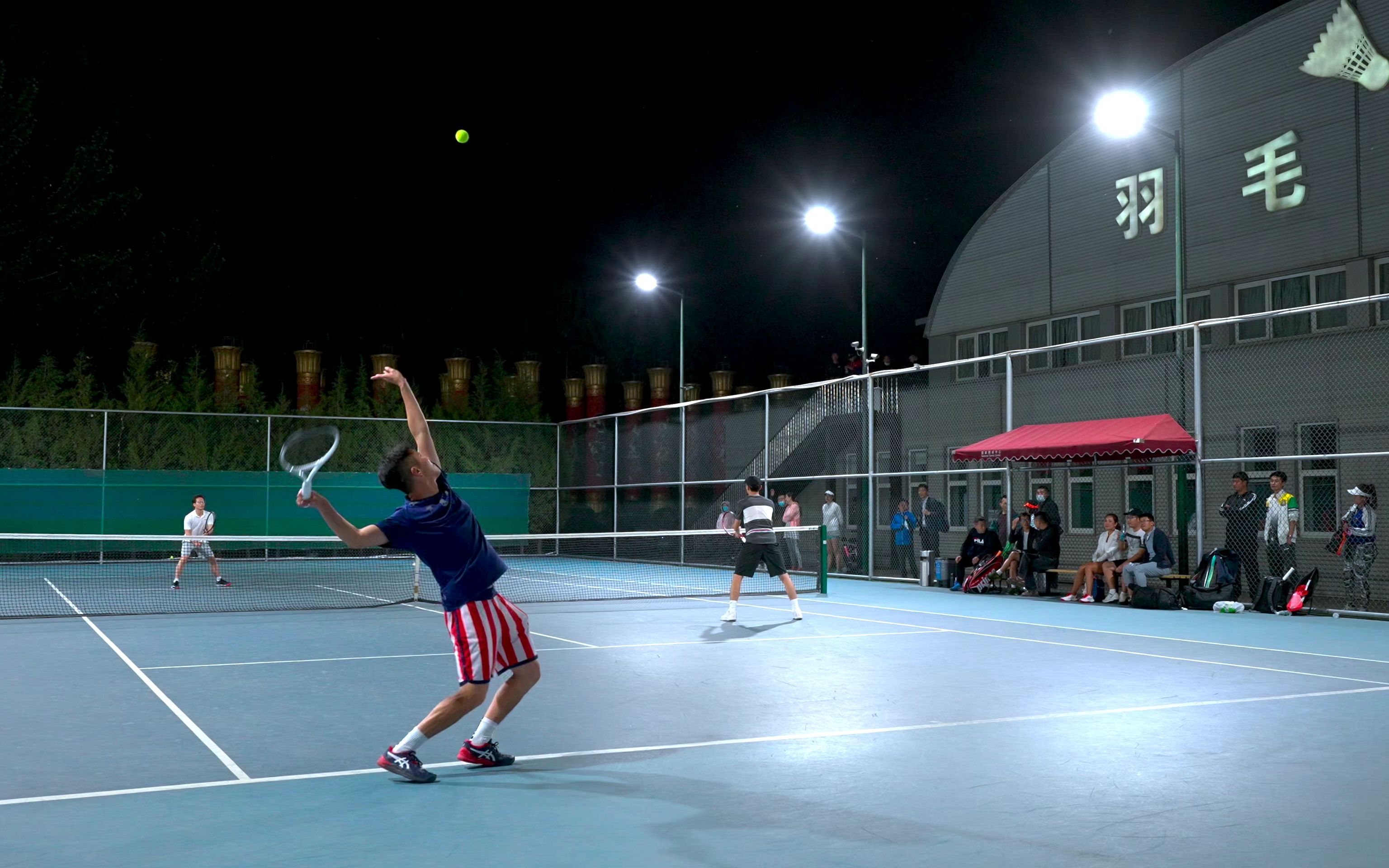 hdr【球拍兄弟】第十四届全运会群众组网球项目预选赛周柏言/赵子昂