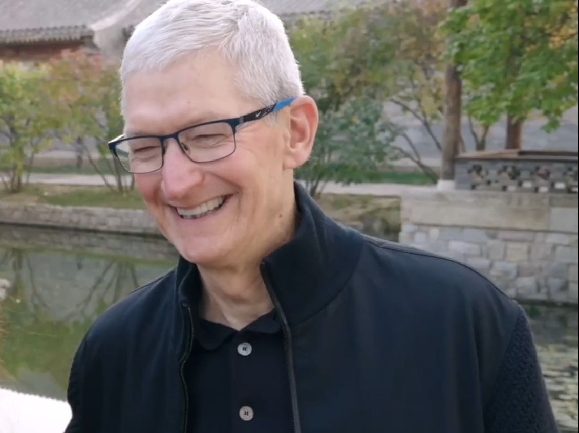 苹果 ceo 蒂姆·库克:你好!很高兴再次回到北京