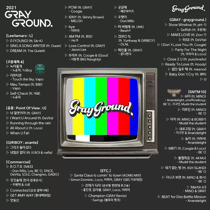 【GRAY李星和】每年歌曲制作年终总结GRAYGROUND哔哩哔哩bilibili