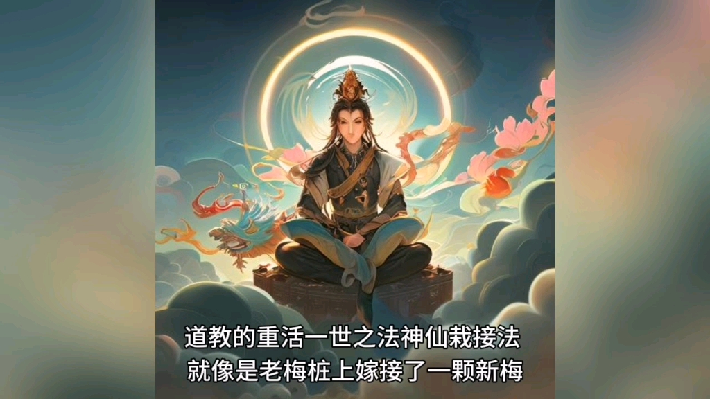 [图]道教重活一世之法，神仙栽接法，如同新梅桩上嫁接一棵老梅枝重新获得生机