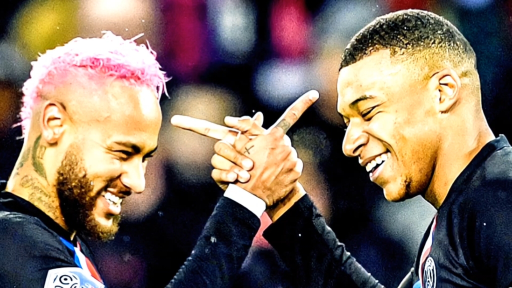 内马尔与姆巴佩巅峰对决