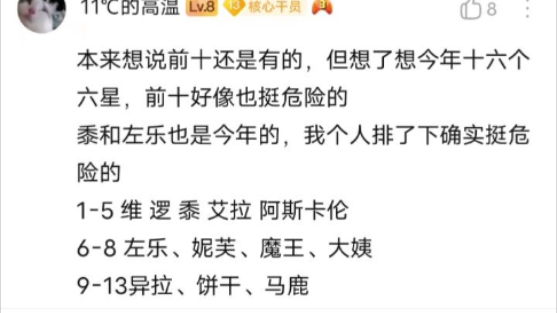 今年的干员强度真夸张啊,异拉连个前五都混不进去𐟘⮐Š网络游戏热门视频