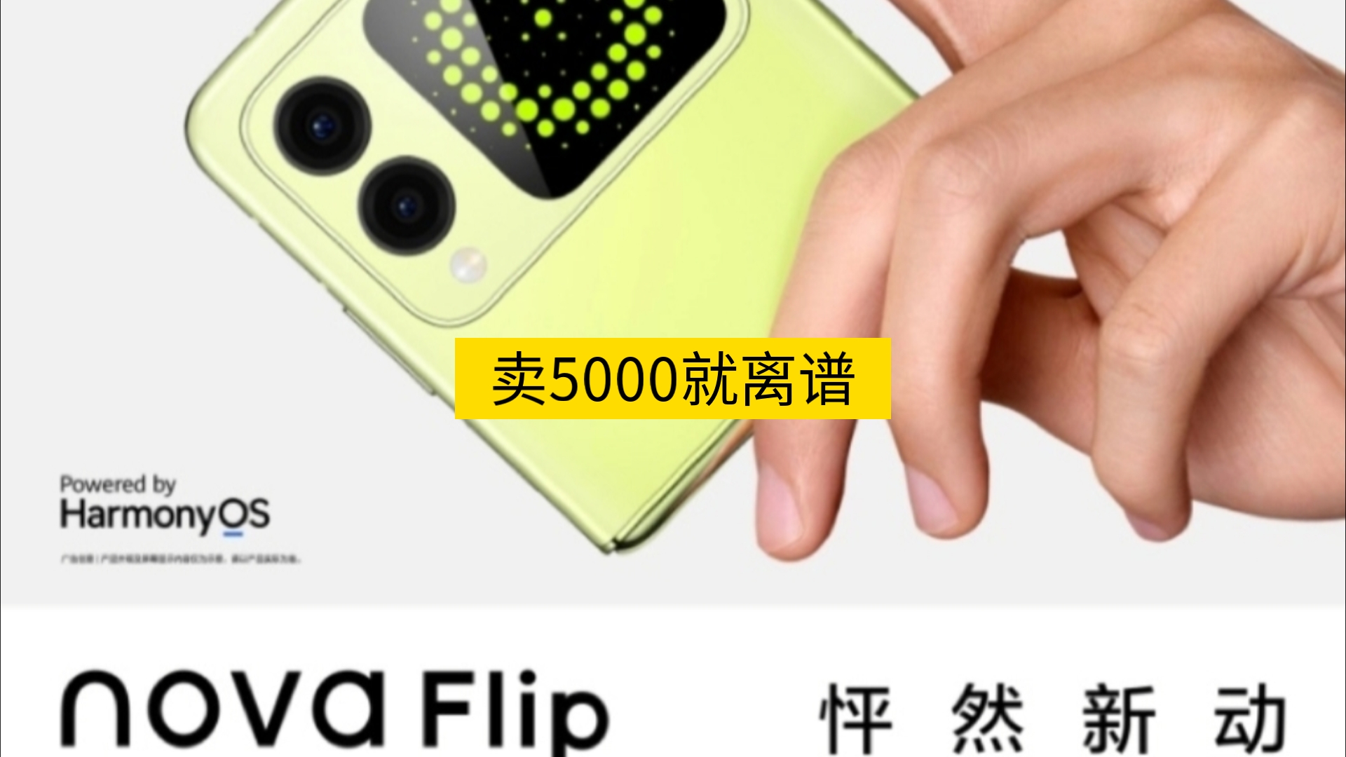 花系新圾——华为NOVA Flip哔哩哔哩bilibili