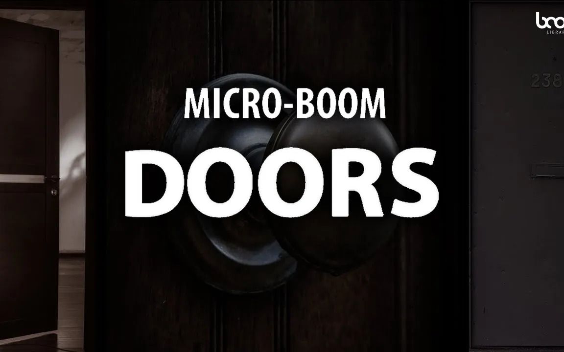 [图]Boom Library – Doors 开关门音效 木门和金属门、大门、橱柜、冰箱、推拉门、电动门、房间门安全门、升降门等