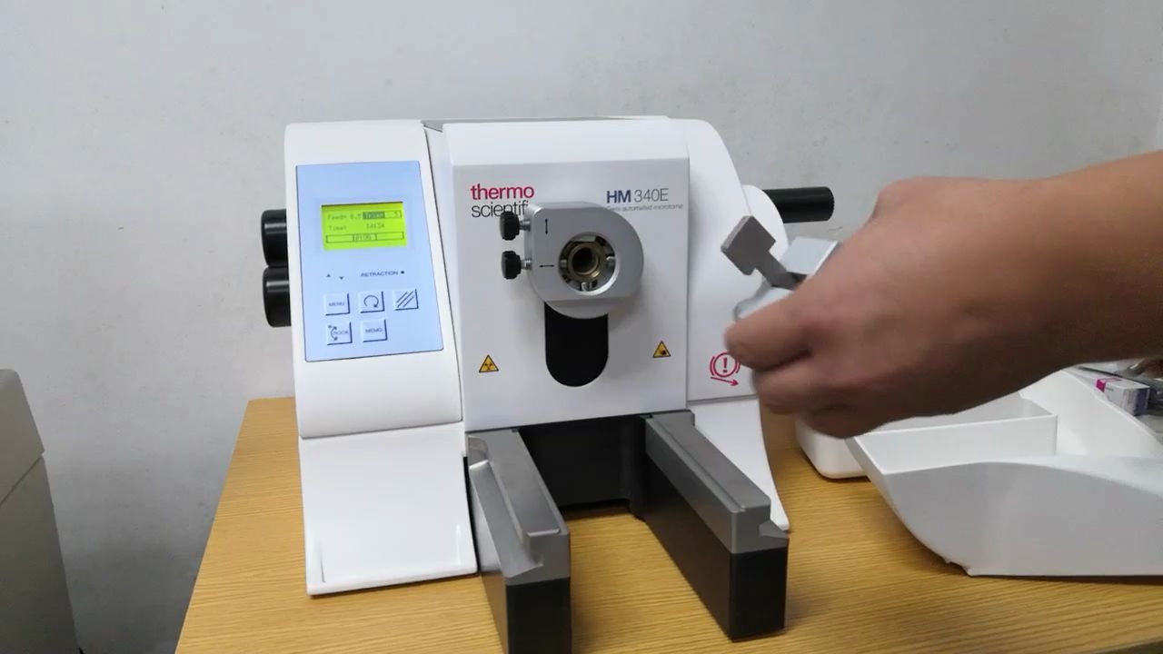 干货系列:Thermo scientific HM340E半自动切片机操作视频哔哩哔哩bilibili