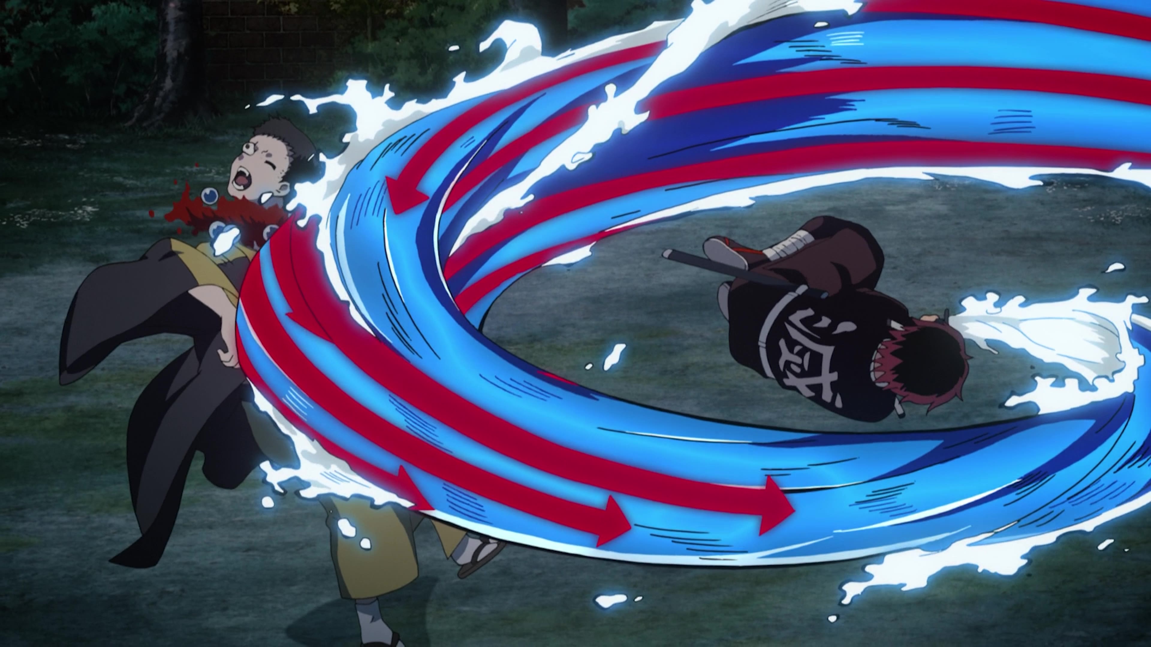 【鬼灭之刃】灶门炭治郎使用过的招式(不重复,不完全)_哔哩哔哩_bili