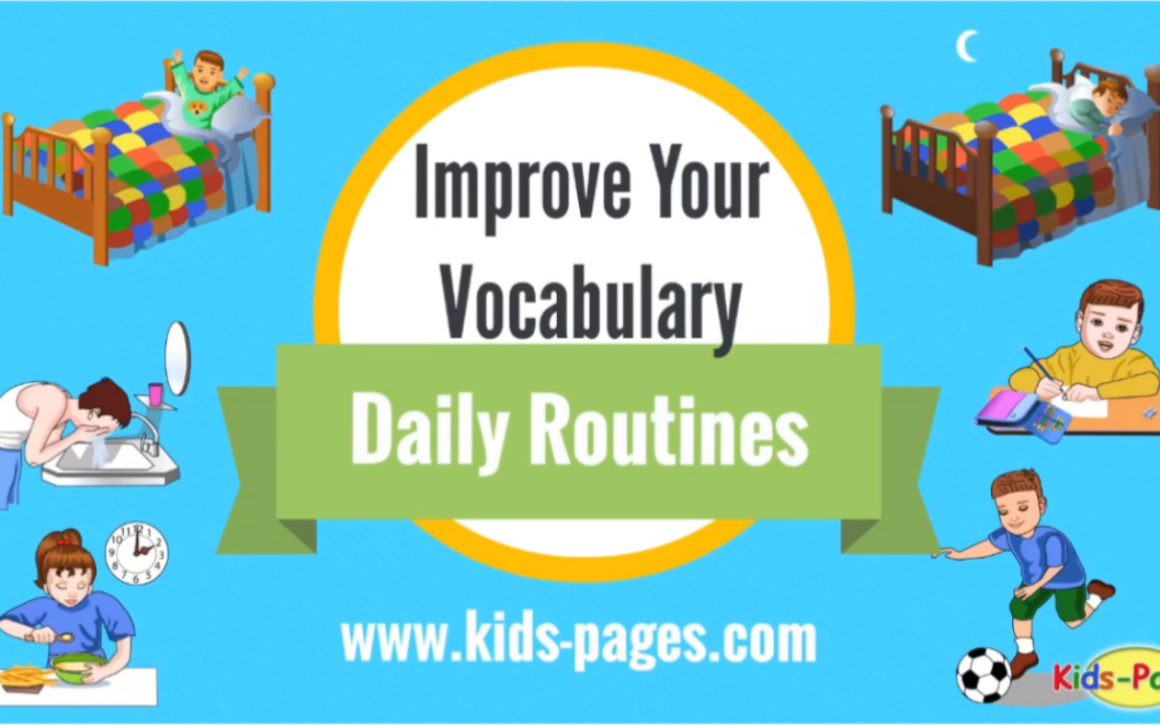 [图]One day| Daily routines vocabulary