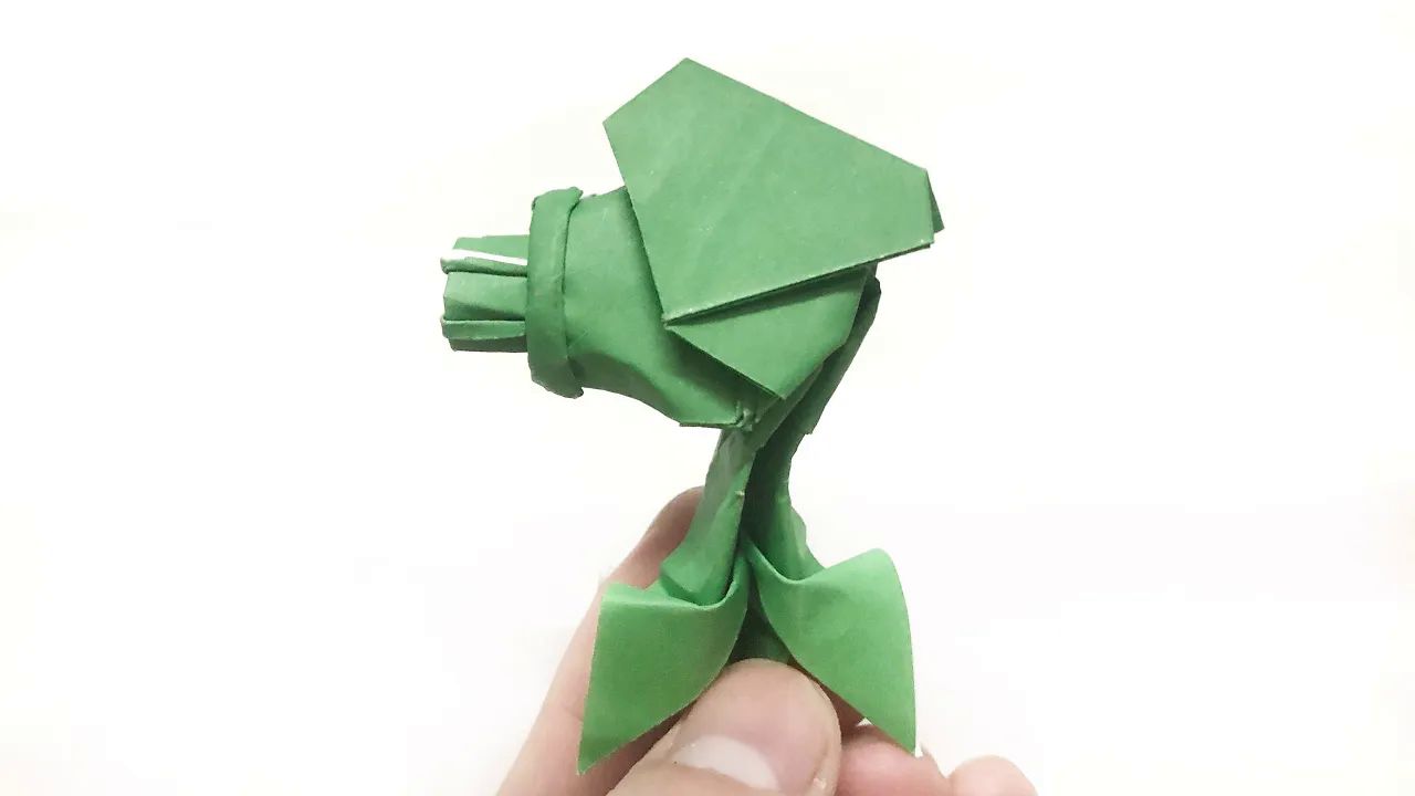 【Origami HVT】机枪豌豆射手折纸教程Gatling Pea  Origami Plant And Zombie哔哩哔哩bilibili