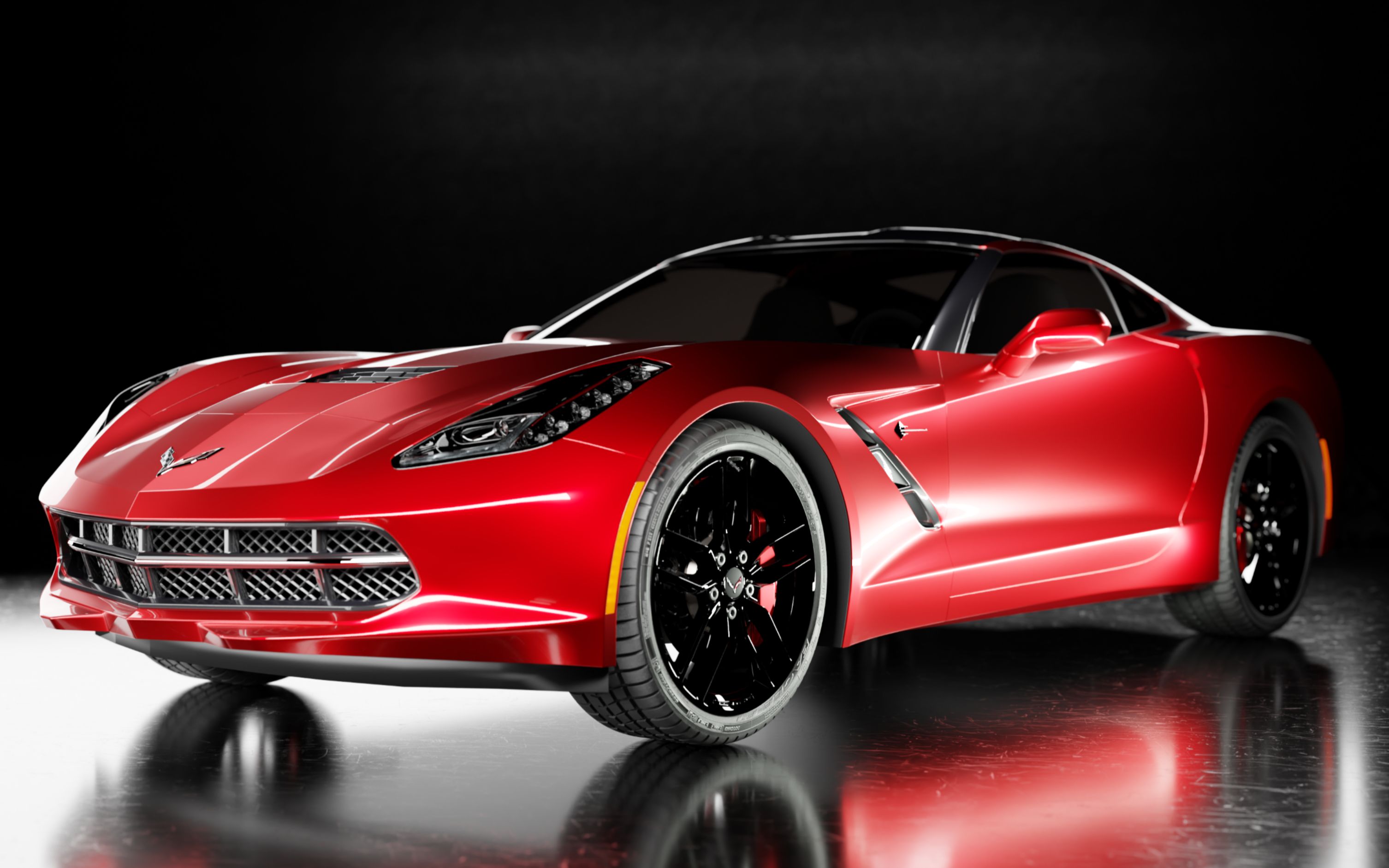 blender3d雪佛兰科尔维特corvettestingray汽车动画短片