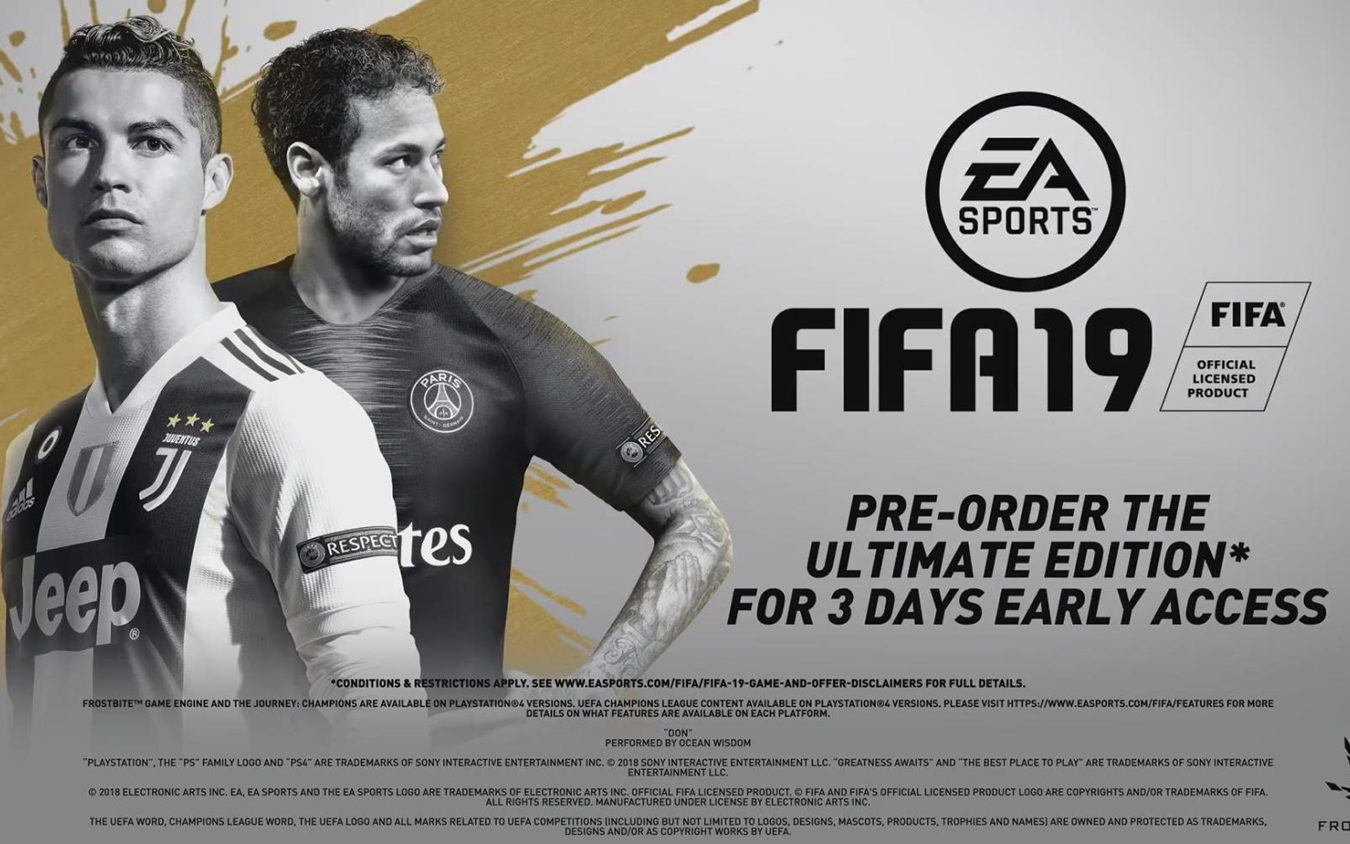 感受 fifa 19 21:9 宽屏