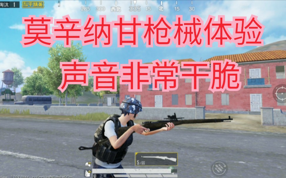 和平精英体验服莫辛纳甘枪声体验声音非常干脆