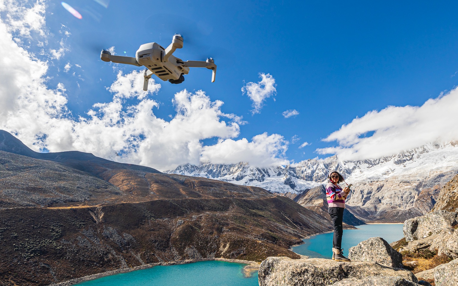 djimini2无人机拍摄西藏