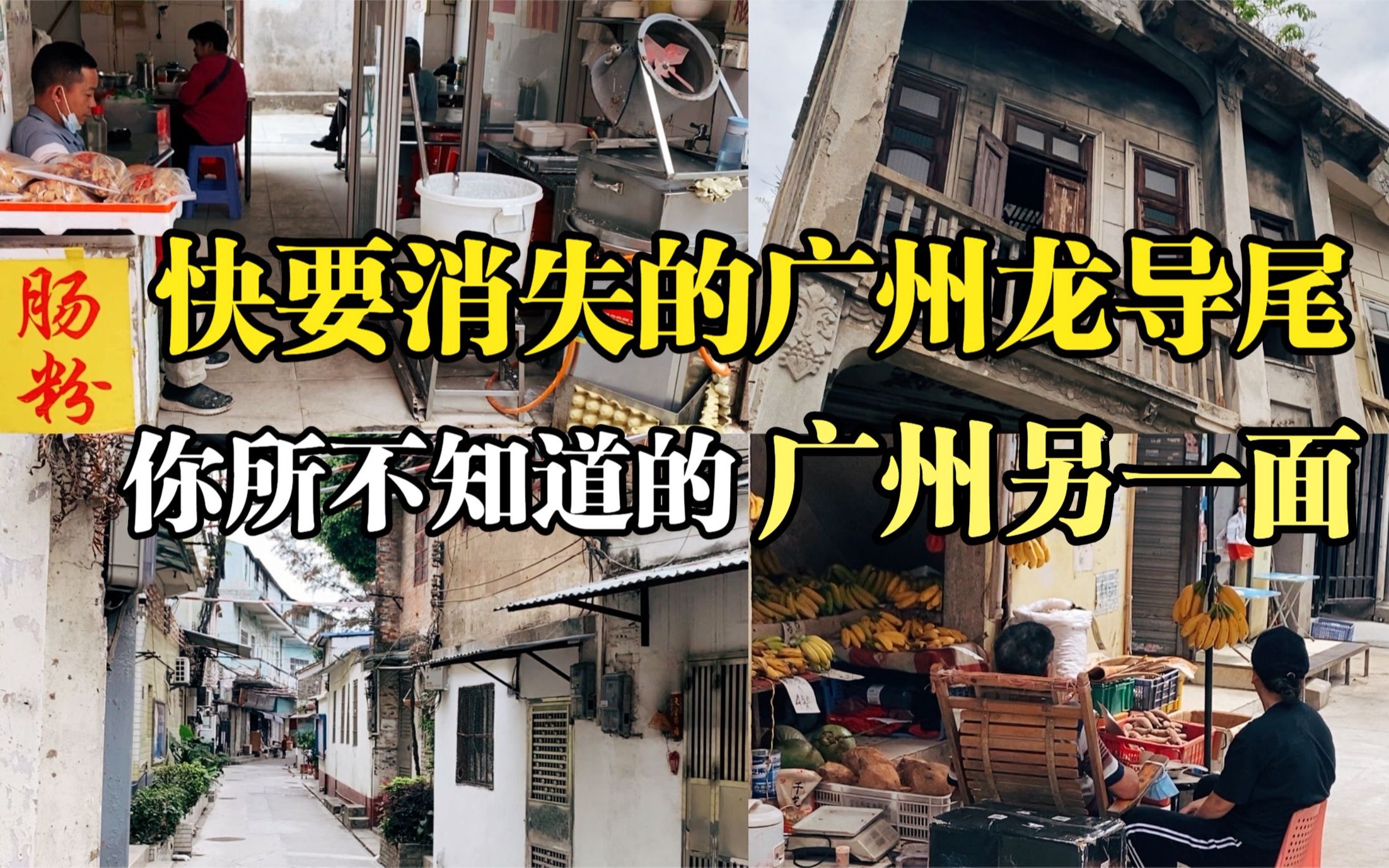 这里仿佛与世隔绝,快要被世人遗忘,快要消失的龙导尾使你认识广州的另一面哔哩哔哩bilibili