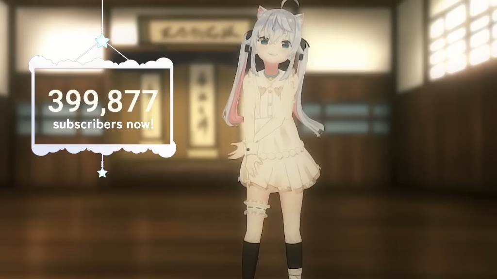 (转载)(神乐七奈)【自宅フルトラ】40万人突破するまで感謝の正拳突き