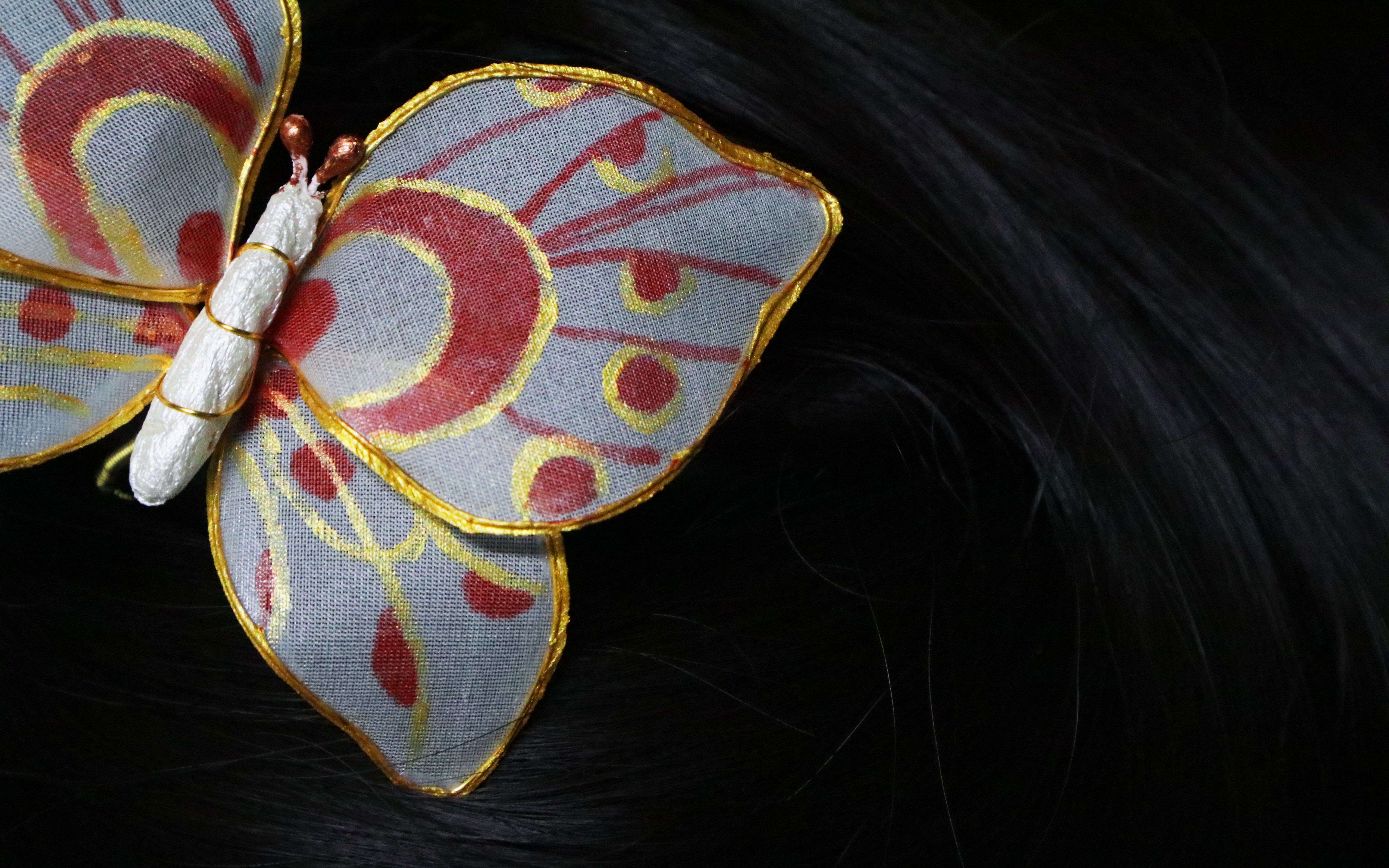 长安十二时辰61闹蛾蛾儿雪柳黄金缕仿长安十二时辰简易闹蛾簪后续可