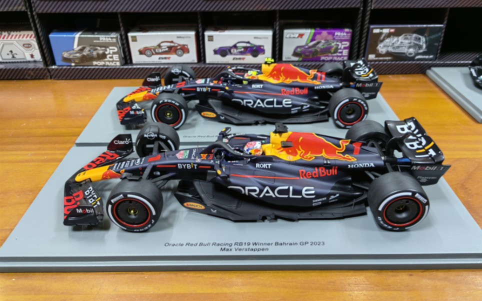 【f1赛车模型】实体店喜提18比例spark 红牛 rb19双车