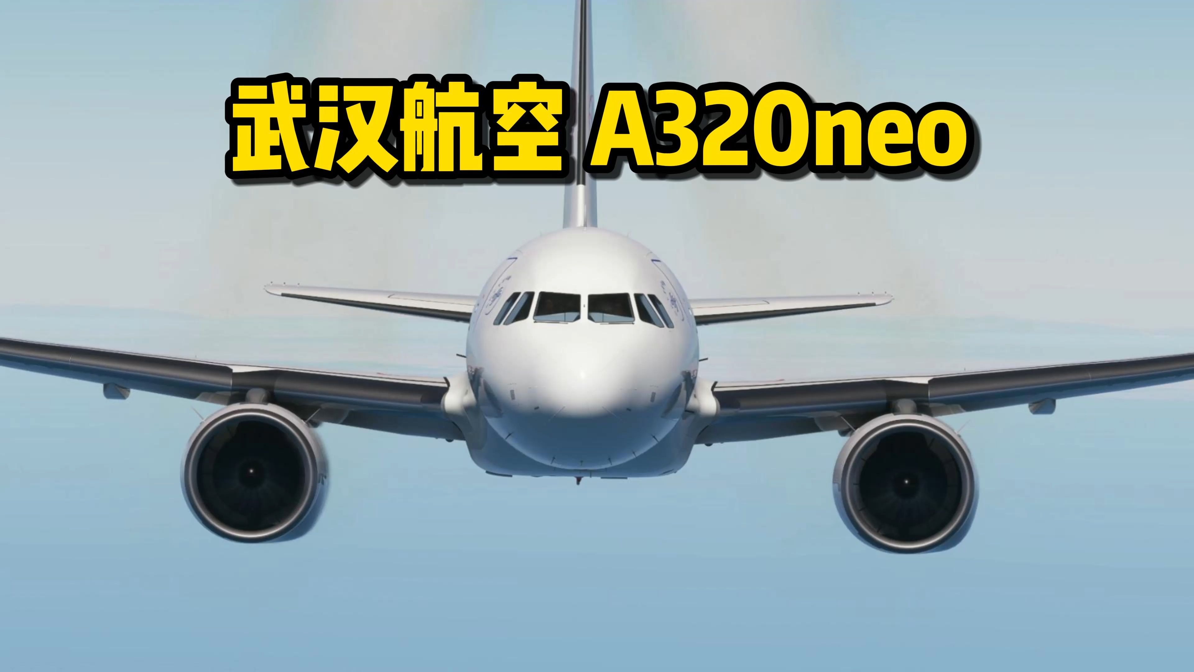 武汉航空 A320neo哔哩哔哩bilibili