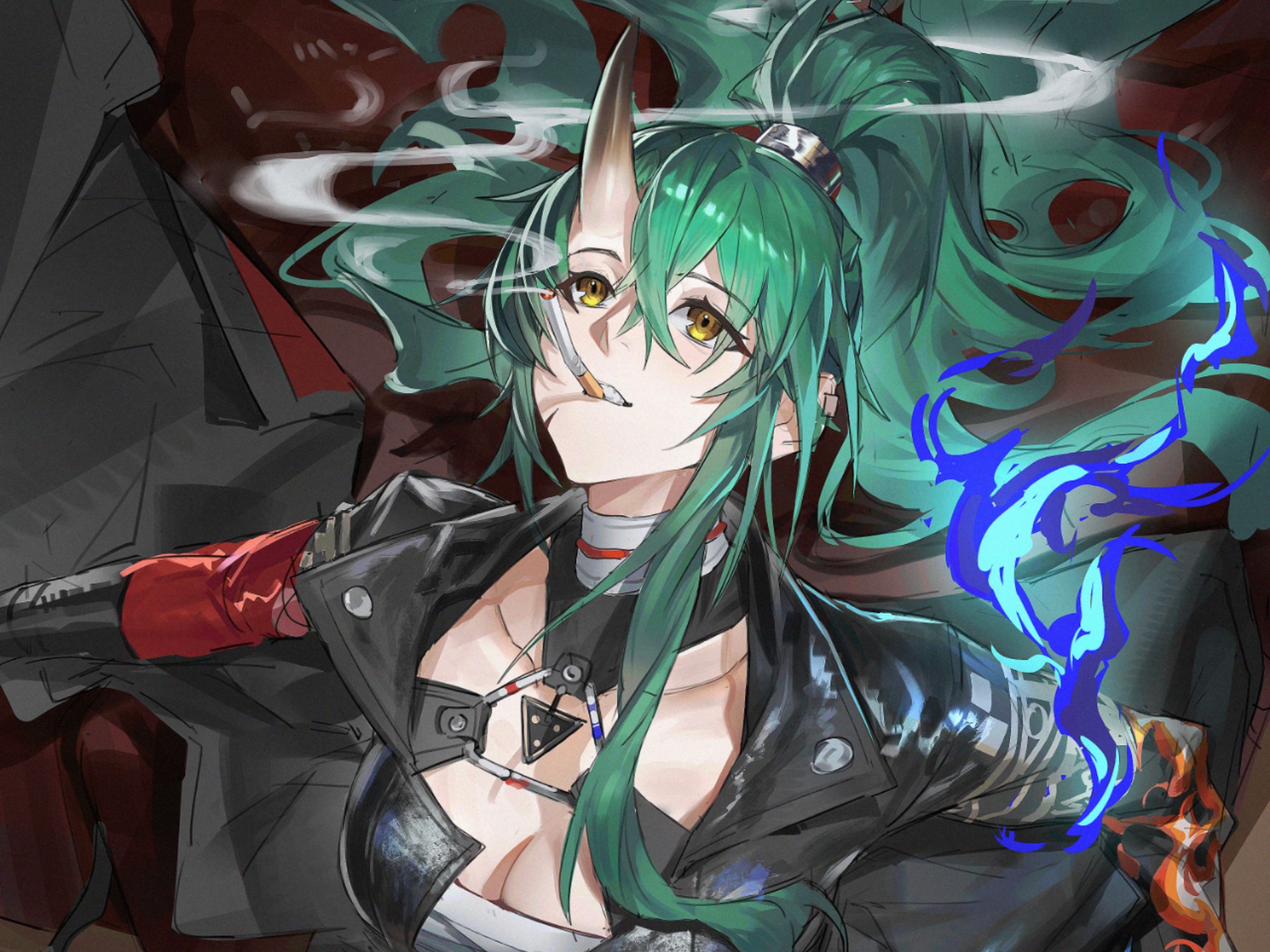 【明日方舟】画了斩业星熊