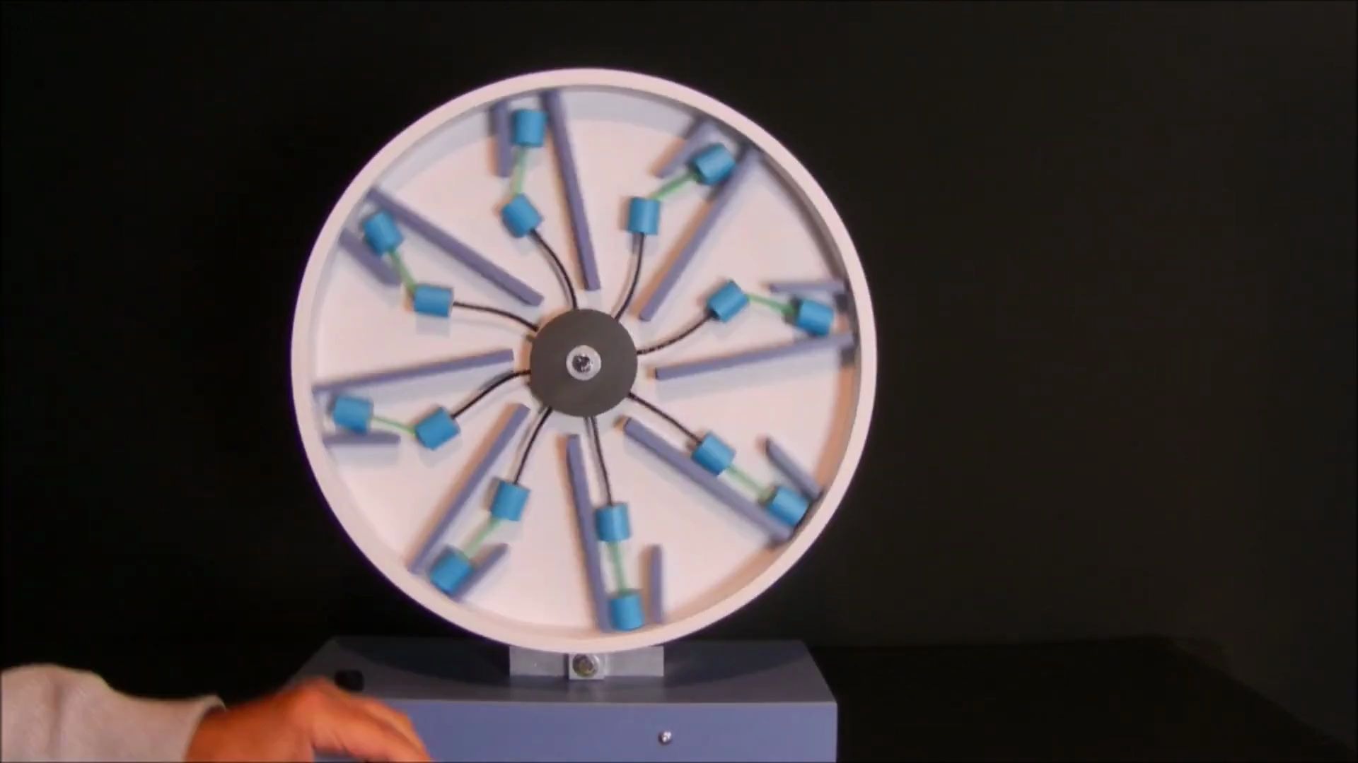 活动  双砝码永动转盘,势能转动量实现永动