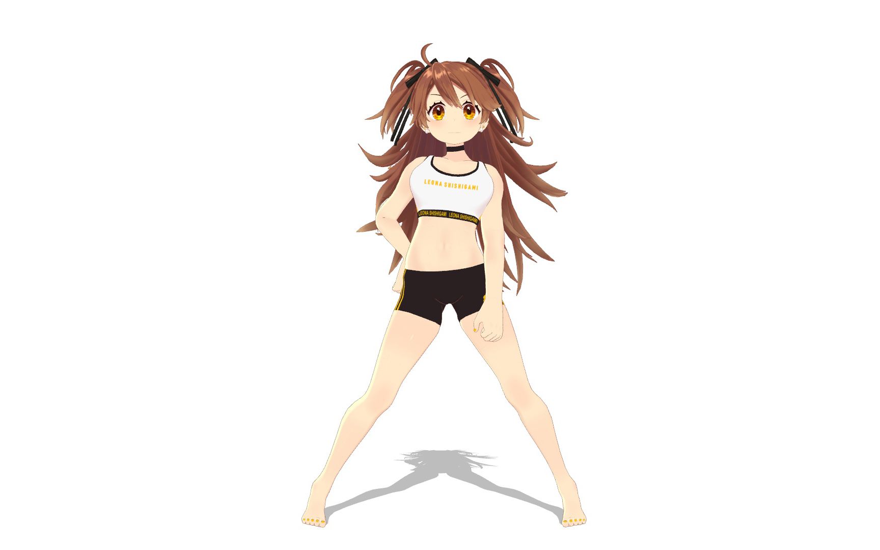 【mmd模型配布】ドーナツホール(甜甜圈洞)【獅子神レオナ】