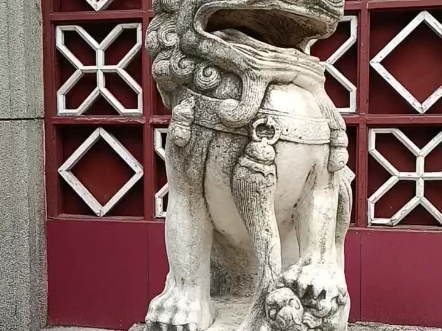 雕刻艺术之美!石狮子细节展示