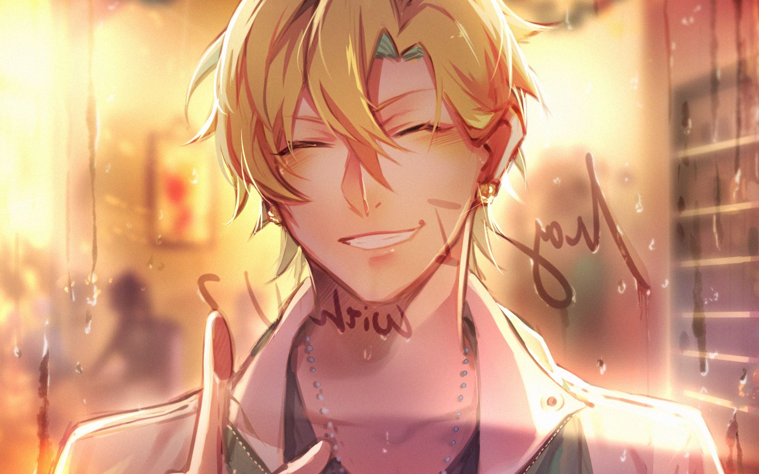 【sai板绘】【drb】新宿top牛郎新年发来贺电!(有幼驯染要素,注意)