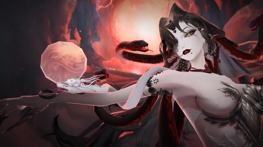 《阴阳师》角色演示-「伊邪那美:玩球人」