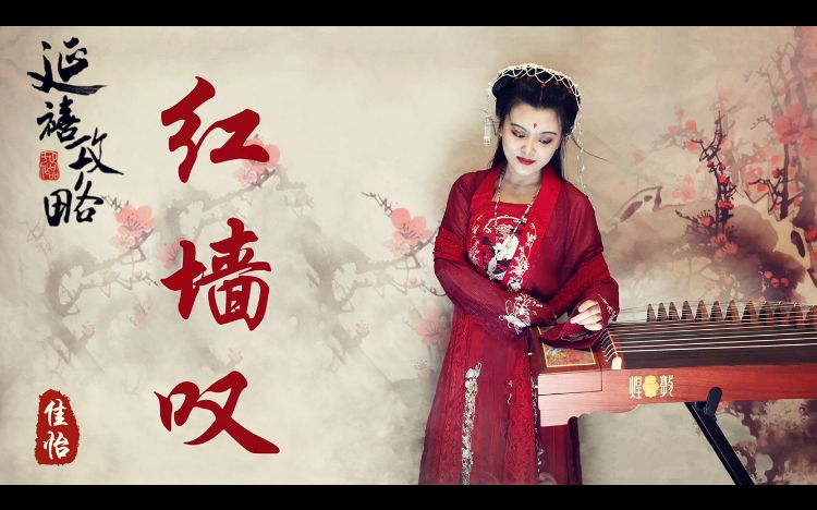 佳怡古筝红墙叹电视剧延禧攻略片尾曲花待堪折别问因果