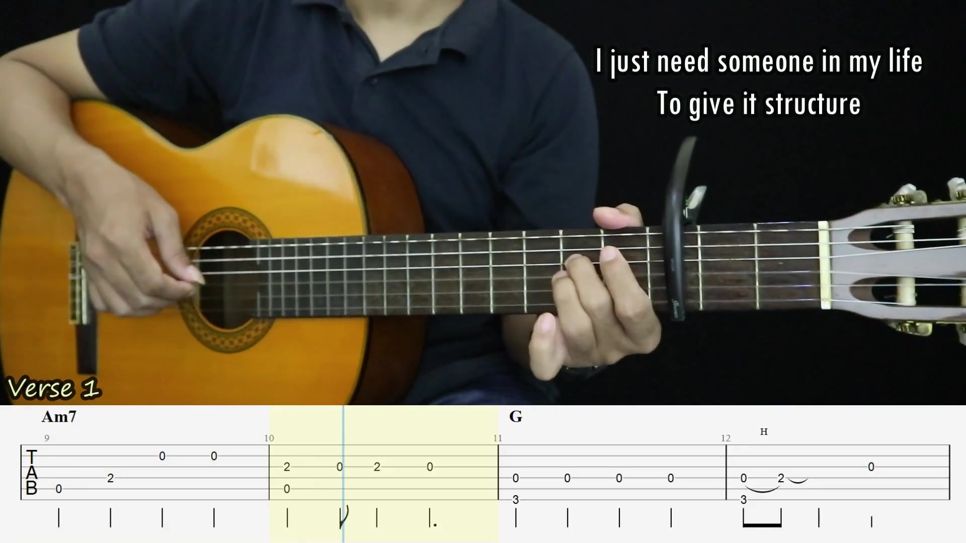 [图]I Love You So - The Walters - Fingerstyle Guitar Tutorial + TAB & Lyrics