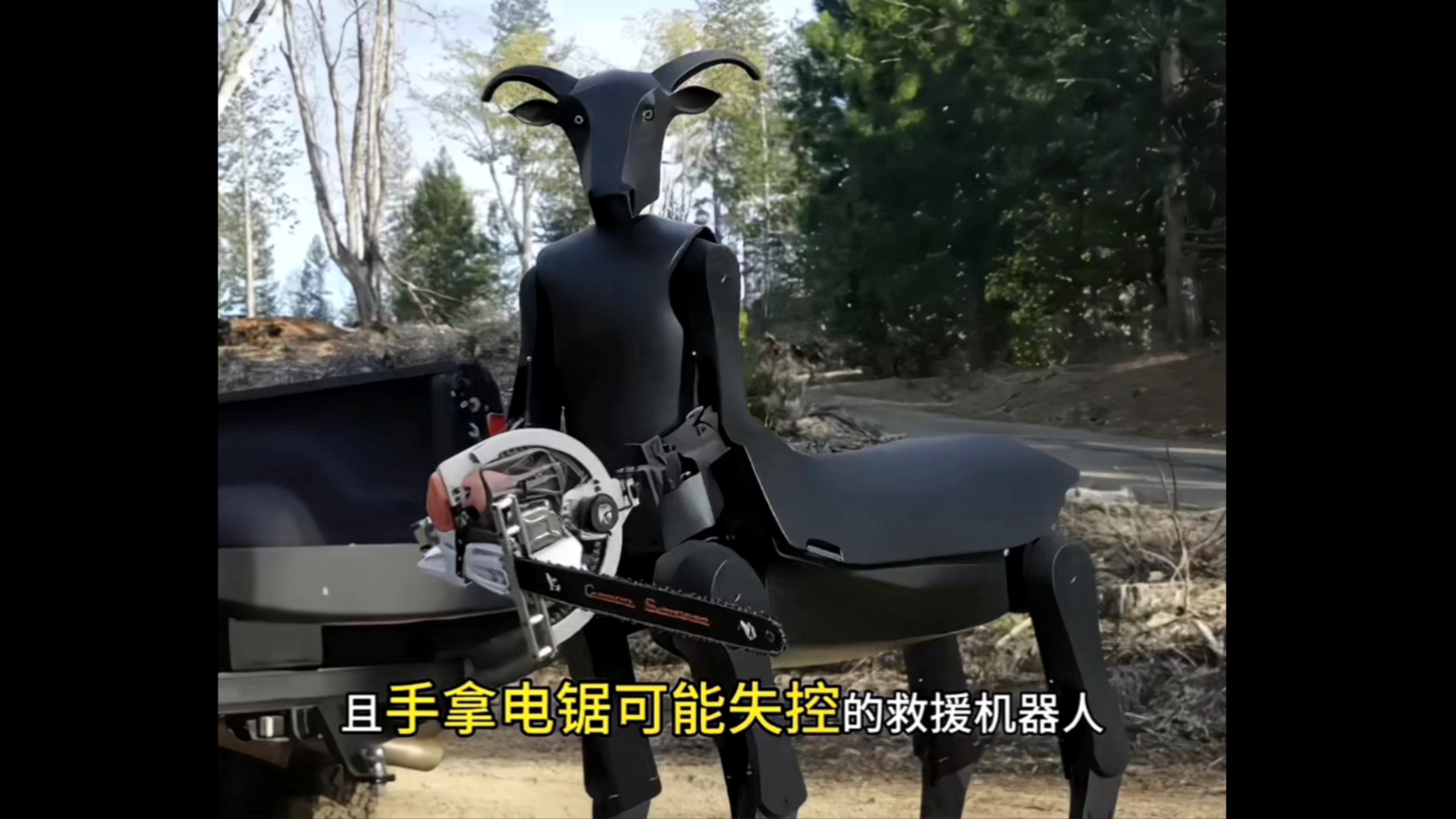 手拿电锯且可能会失控的《救援机器人》