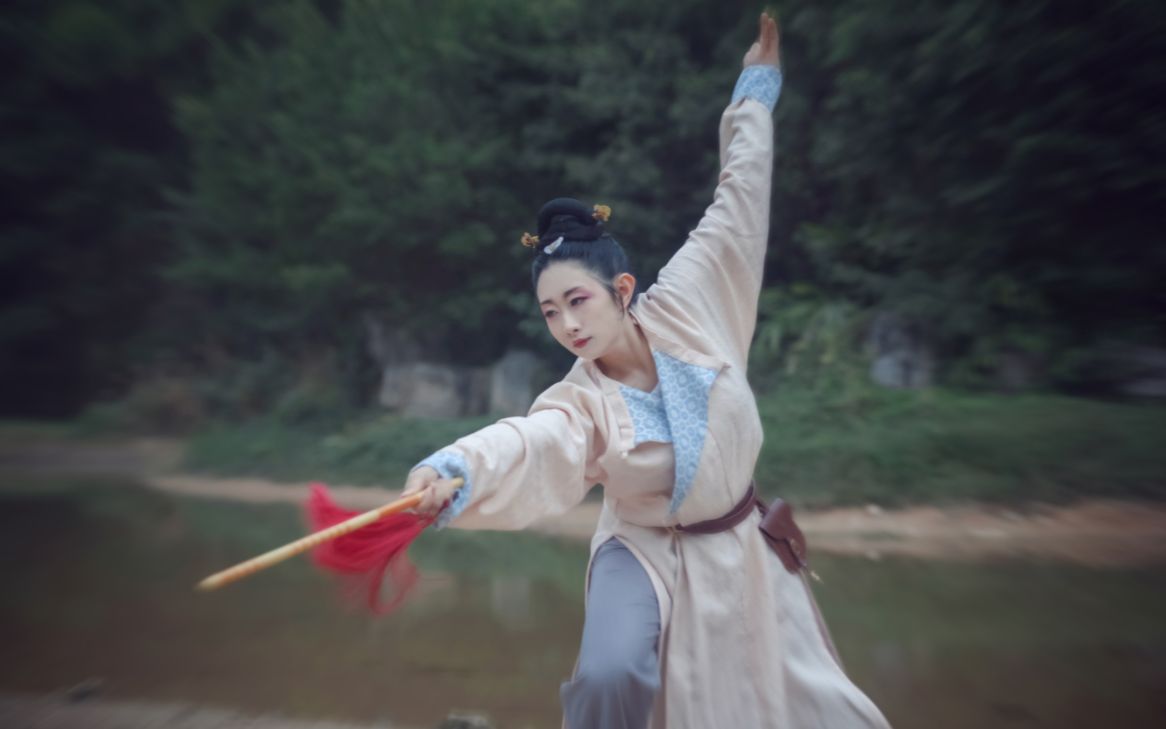 【剑舞】风流客(翻跳改青禾舞蹈剑舞基础孙科剑舞小品)零基础一镜到底