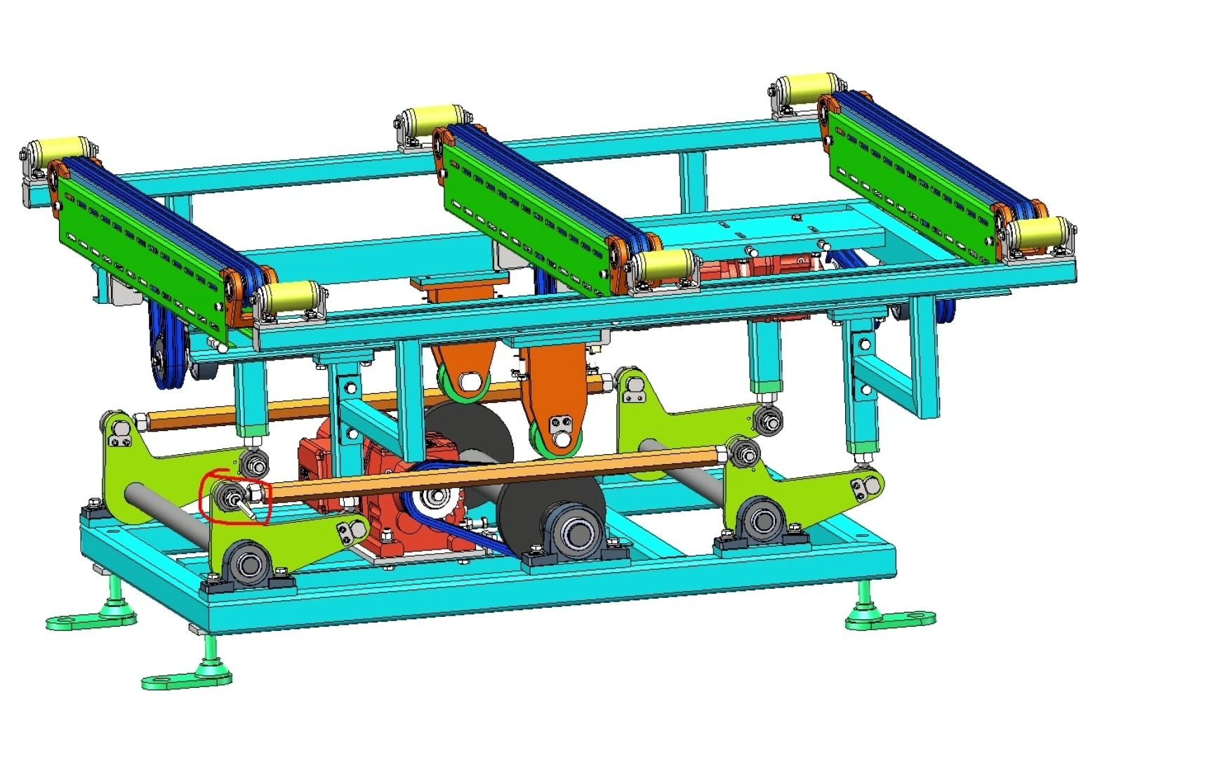 偏心轮连杆顶升移栽机构设计