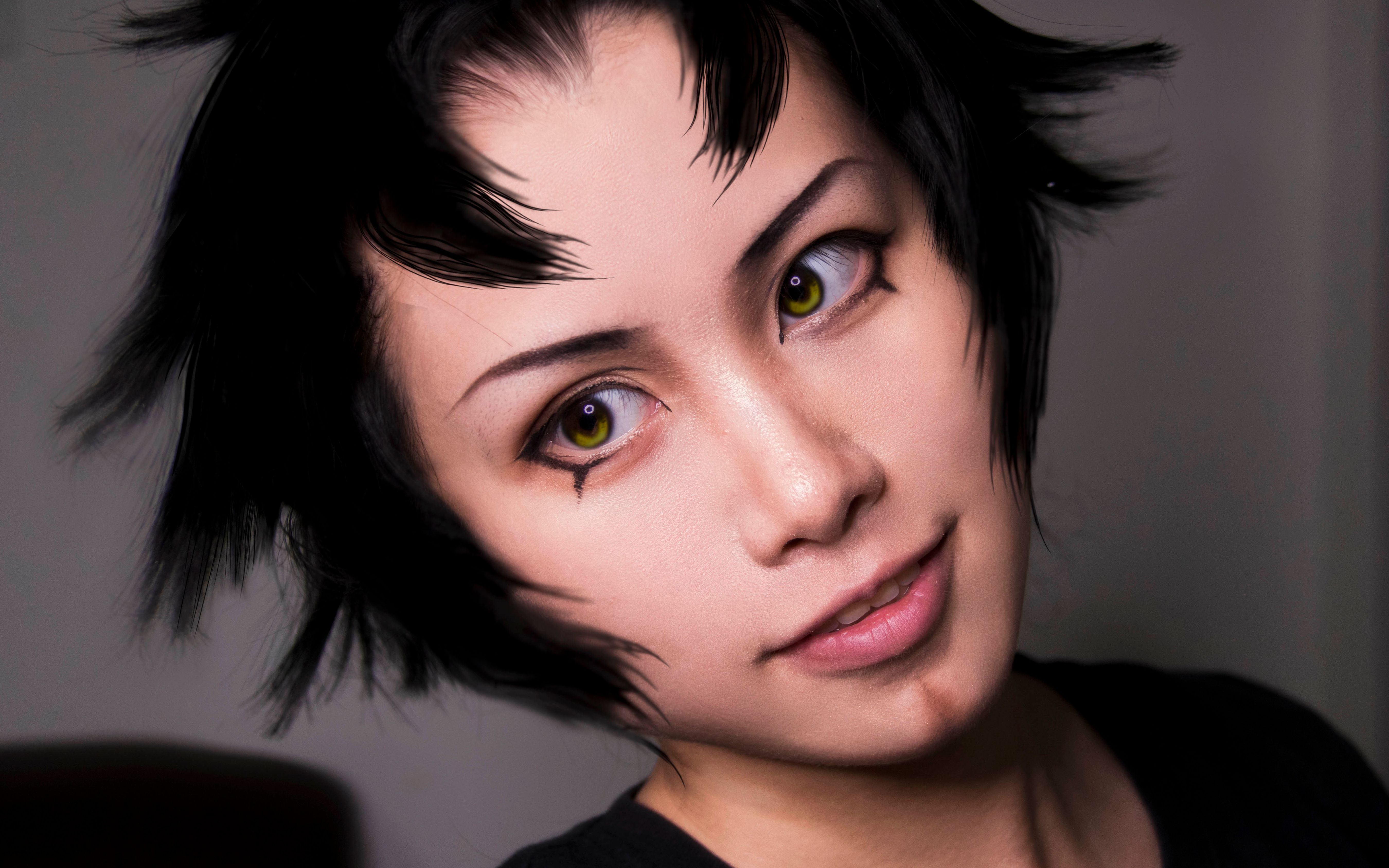 玖天金狐恶魔人crybaby不动明cos仿妆