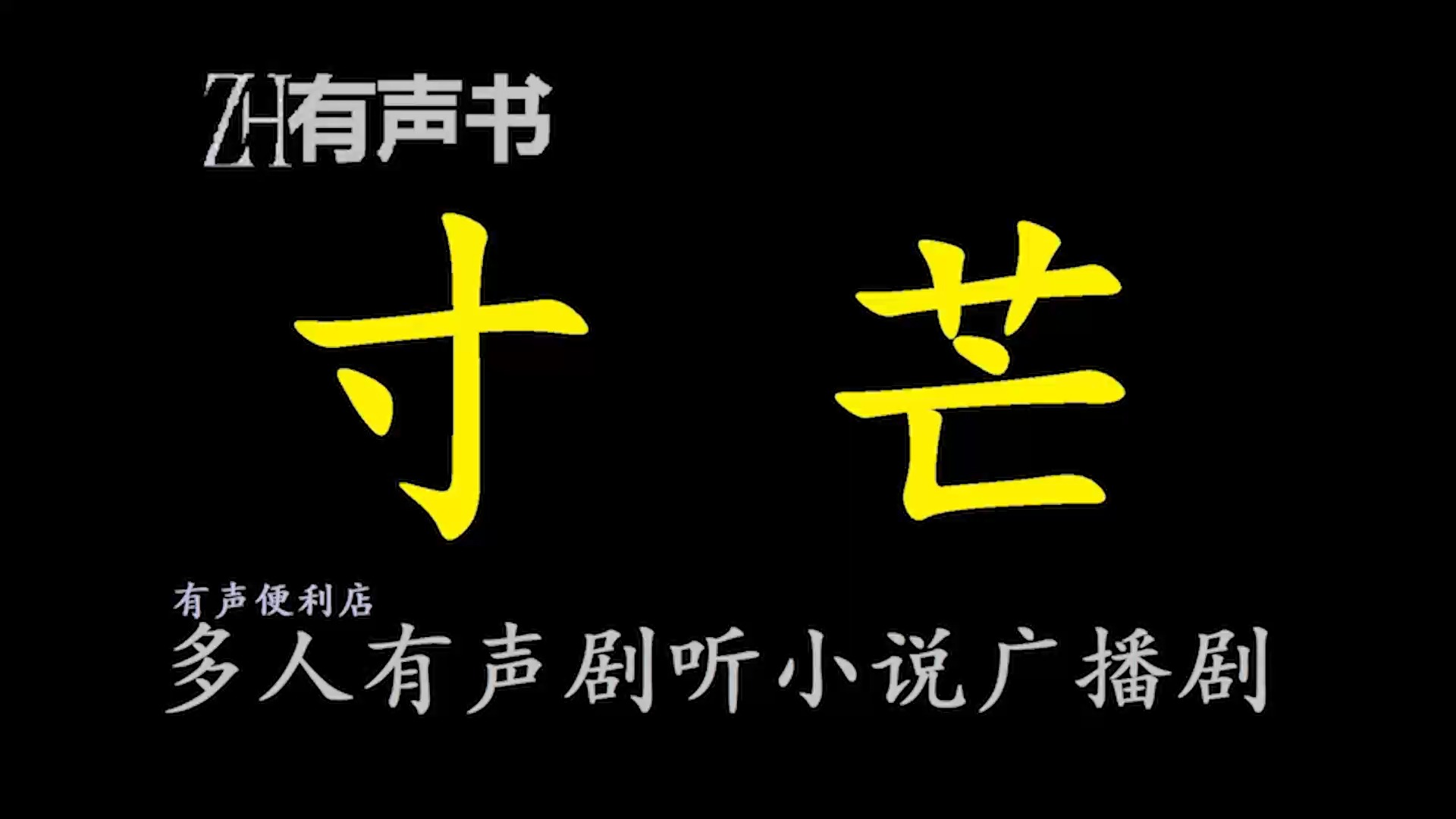 寸芒【ZH感谢收听ZH有声便利店免费点播有声书】哔哩哔哩bilibili