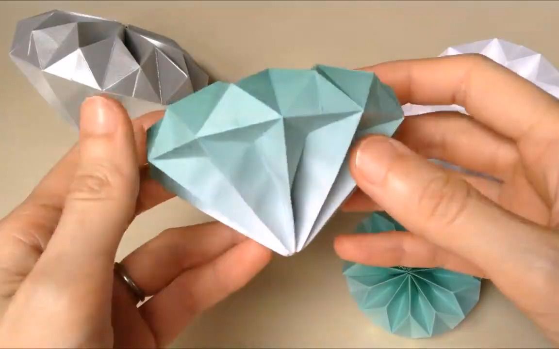 简单折纸宝石图片