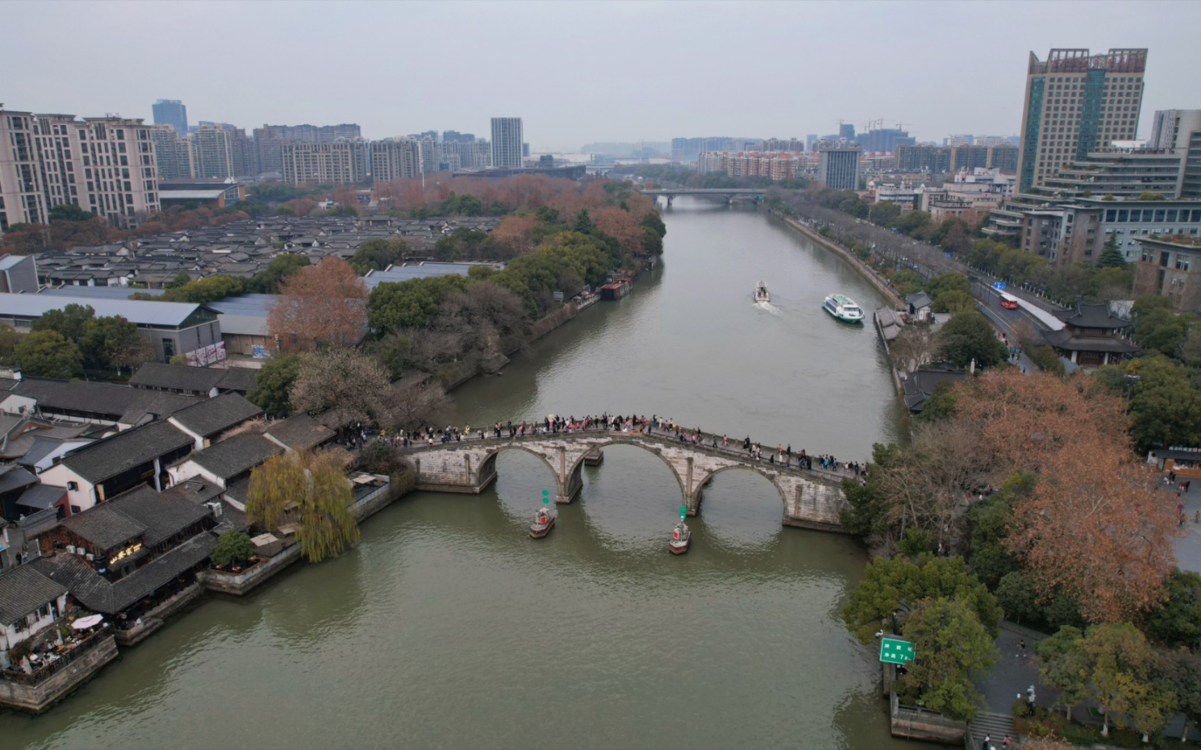 【航拍】【4k】【拱宸桥 京杭大运河】
