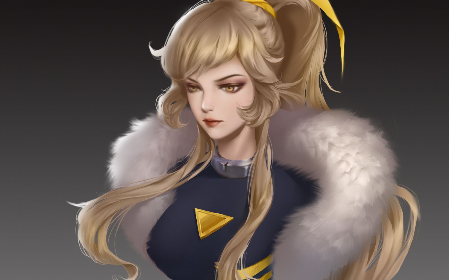 【王者荣耀】箭羽风息-伽罗同人绘画过程