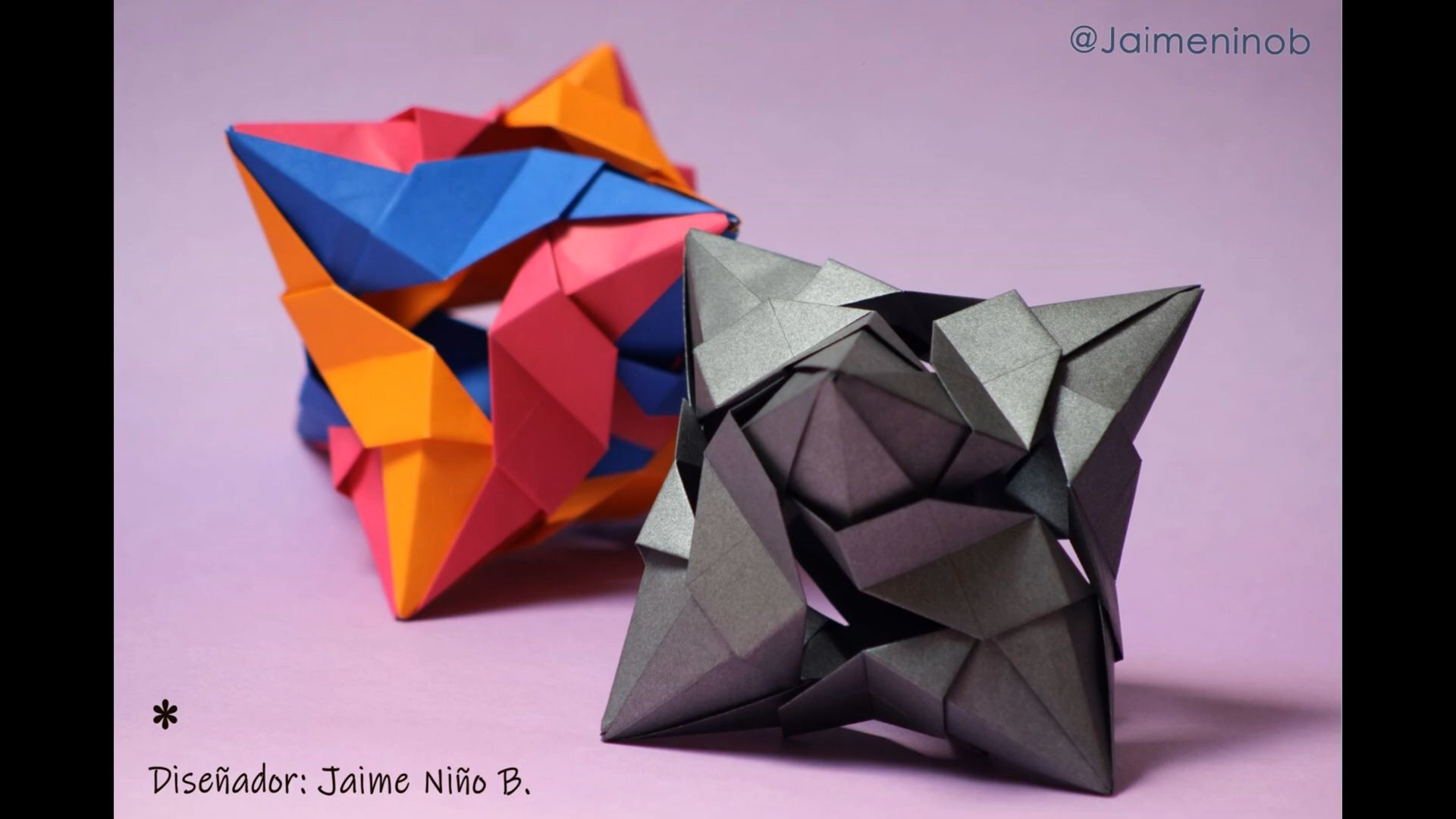 【jaime ni09o bernal】módulo tornillo折纸花球制作教程