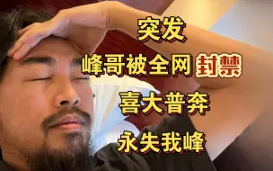 Descargar video: 峰哥喜提全网封禁，这是好事吗