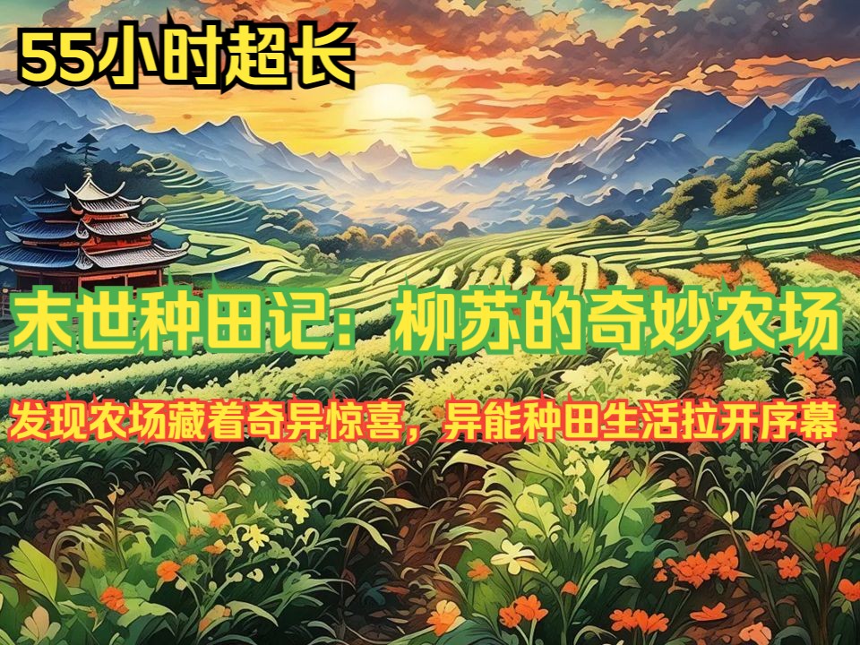 [图]《末世种田记：柳苏的奇妙农场》  柳苏末世求生十年，终迎解封，期待告别清苦，却发现农场藏着奇异惊喜，异能种田生活拉开序幕。