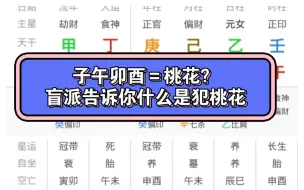 Download Video: 盲派技法之怎么看一个人犯不犯桃花？