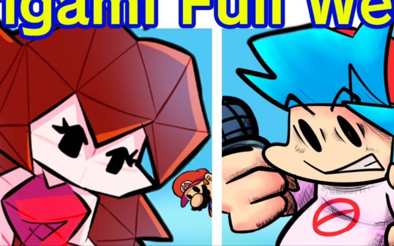 [图]Friday Night Funkin' VS Paper Mario_ The Origami King Full Week 1-3