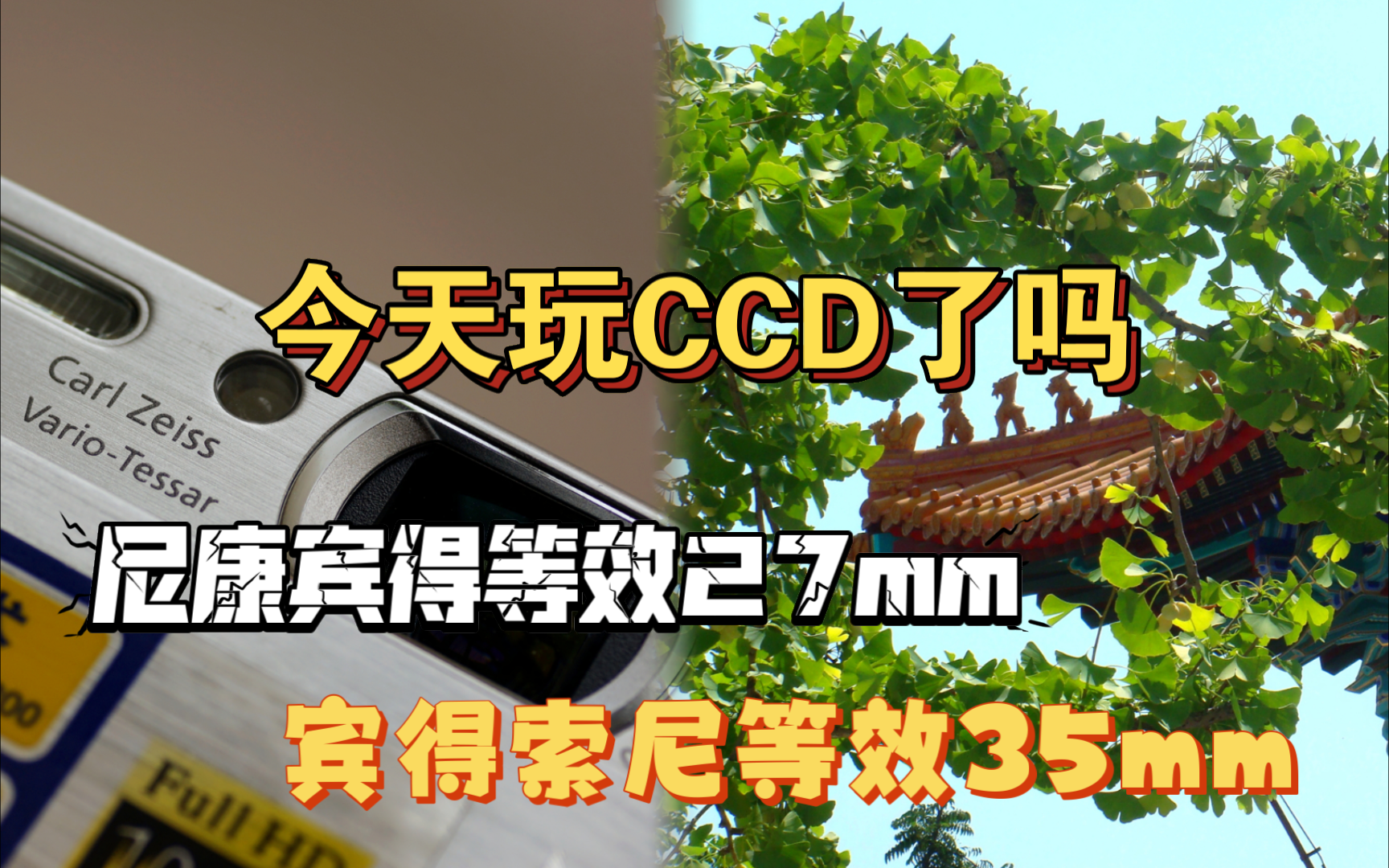 文庙实拍|三品牌CCD卡片机实拍比较(背照式CMOS碰瓷中)哔哩哔哩bilibili