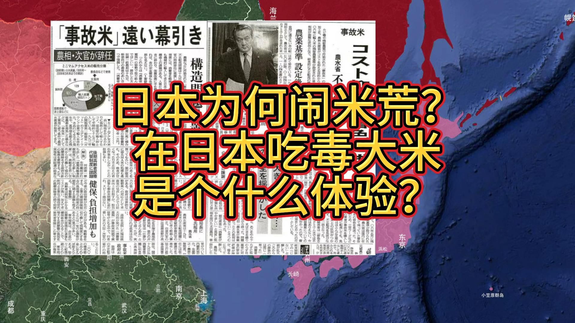 【水可杂谈】日本为何闹米荒?在日本吃毒大米是个什么体验?哔哩哔哩bilibili