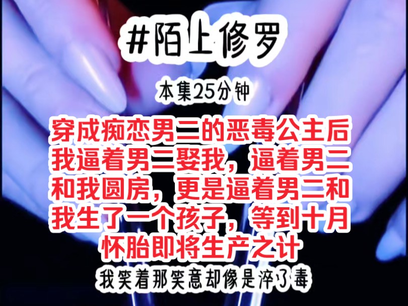 《陌上修罗》穿成痴恋男二的恶毒公主后,我逼着男二娶我,逼着男二和我圆房,更是逼着男二和我生了一个孩子,等到十月怀胎即将生产之计哔哩哔哩...