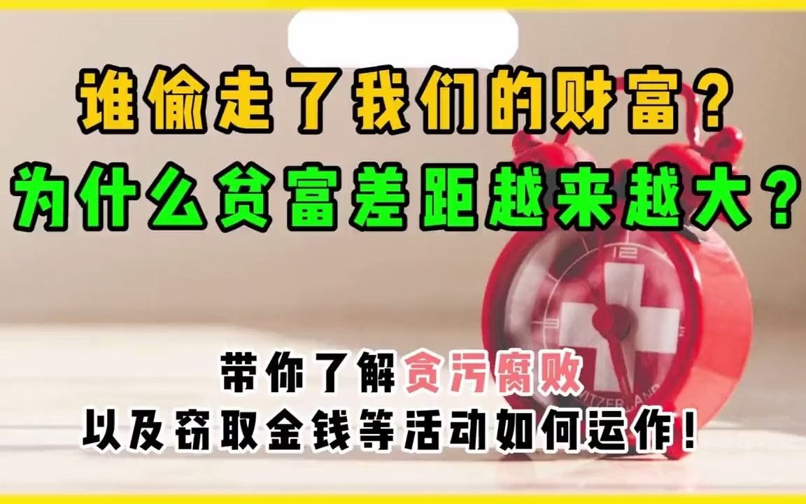 谁偷走了我们的财富?政商“精英”是如何盗窃国家财富并转移资产的?哔哩哔哩bilibili