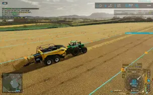 Download Video: 【Farming Simulator 22】燕麦收割+秸秆打包