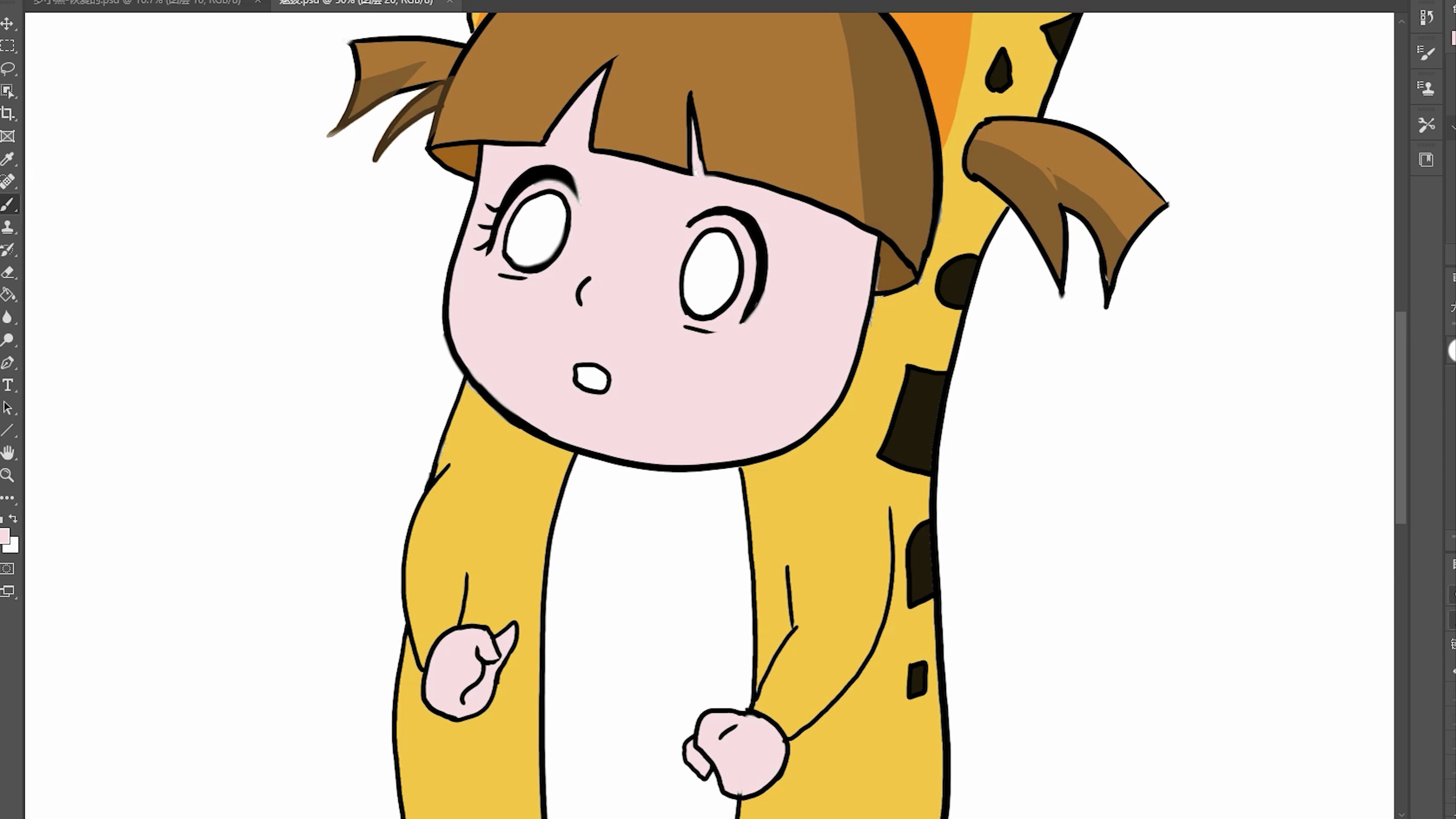 《尸兄》板绘小鹿:这是哪个星球派来的生物?简直太可爱了吧